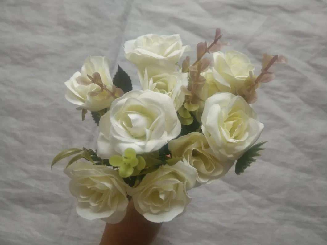 Factory Direct Wholesale Different Design Silk Fabric Rose Artificial Flower